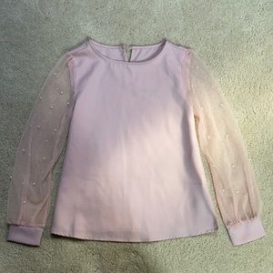 Sheer Sleeve Top